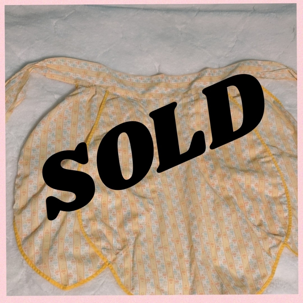 Vintage handmade apron